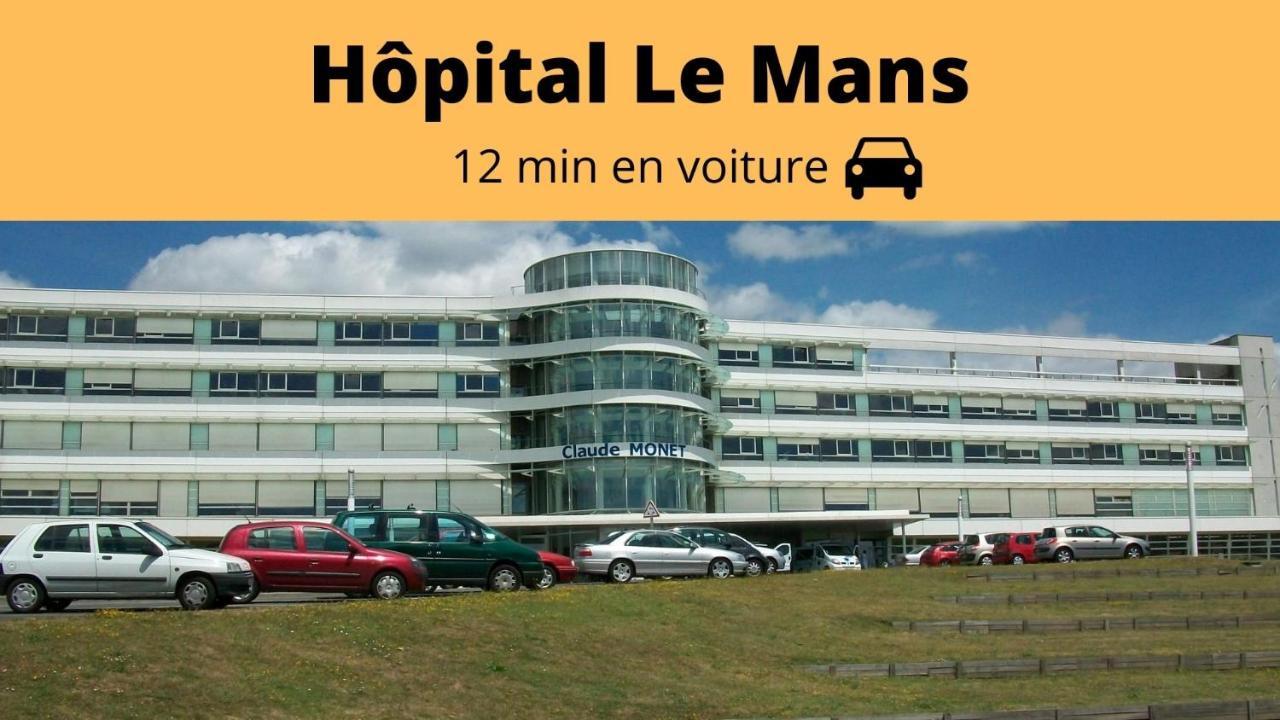 Le Mans - Au Calme - Stationnement Facile - Proche Centre Ville Et Gare Bagian luar foto